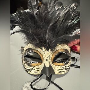 Feathered Masquerade Mask